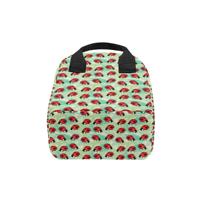 Ladybug Cute Print Pattern Insulated Lunch Bag