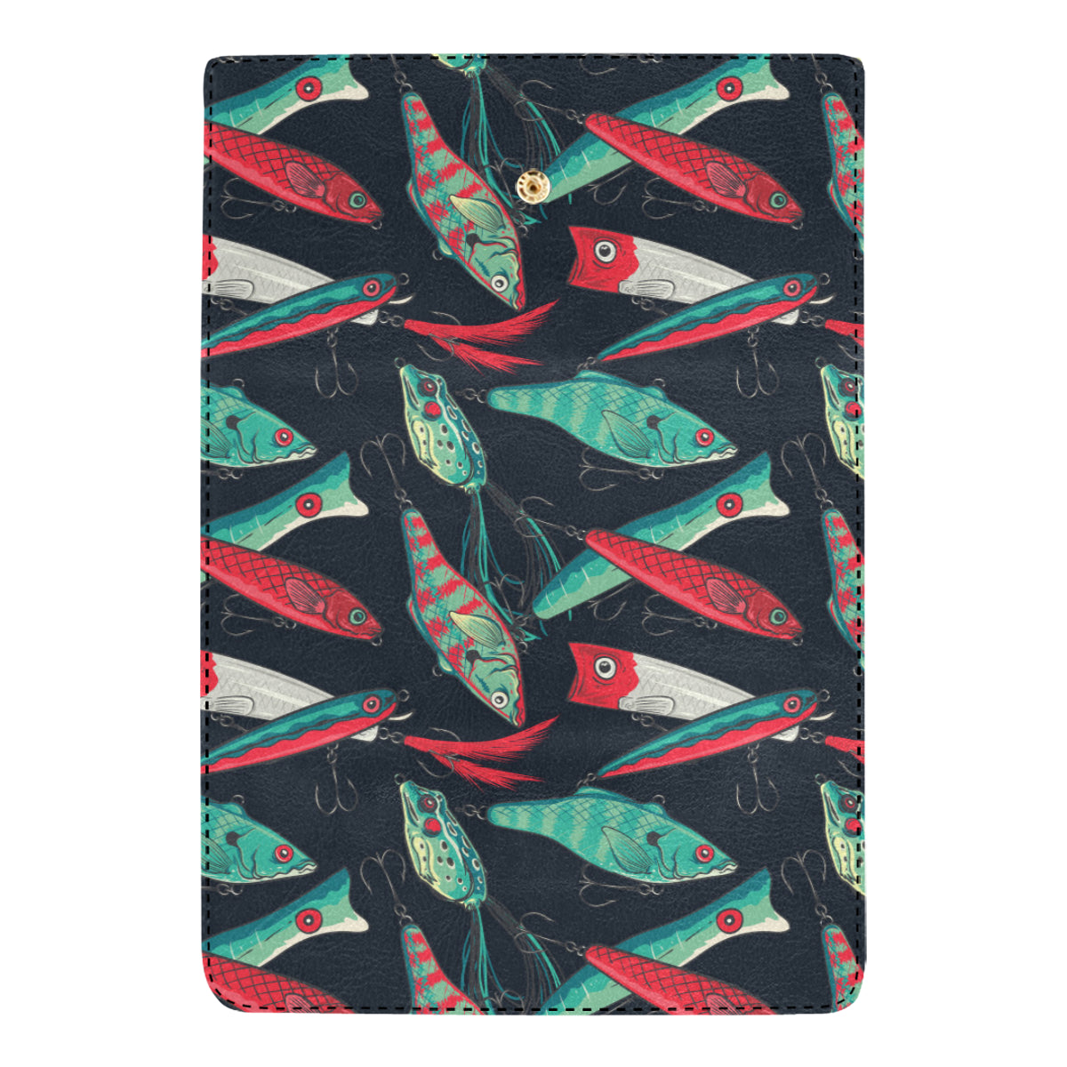 Fishing Bait Pattern Women's Trifold Wallet
