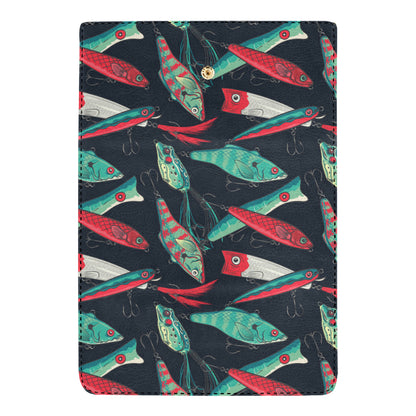 Fishing Bait Pattern Women's Trifold Wallet