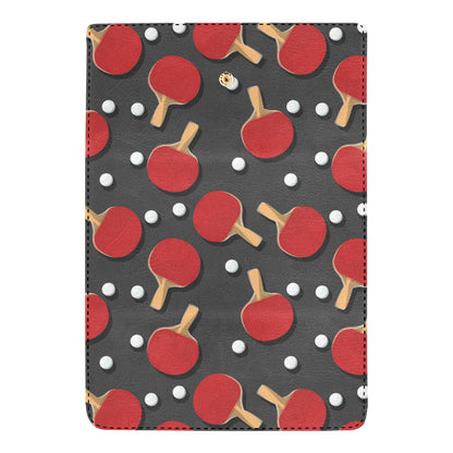 Ping Pong Pattern Print Design A05 Women's Trifold Wallet