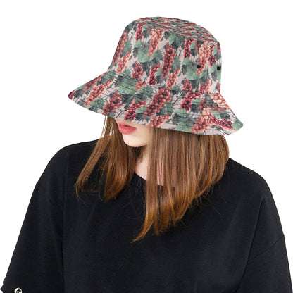 Grape Pattern Print Design GP01 Unisex Bucket Hat