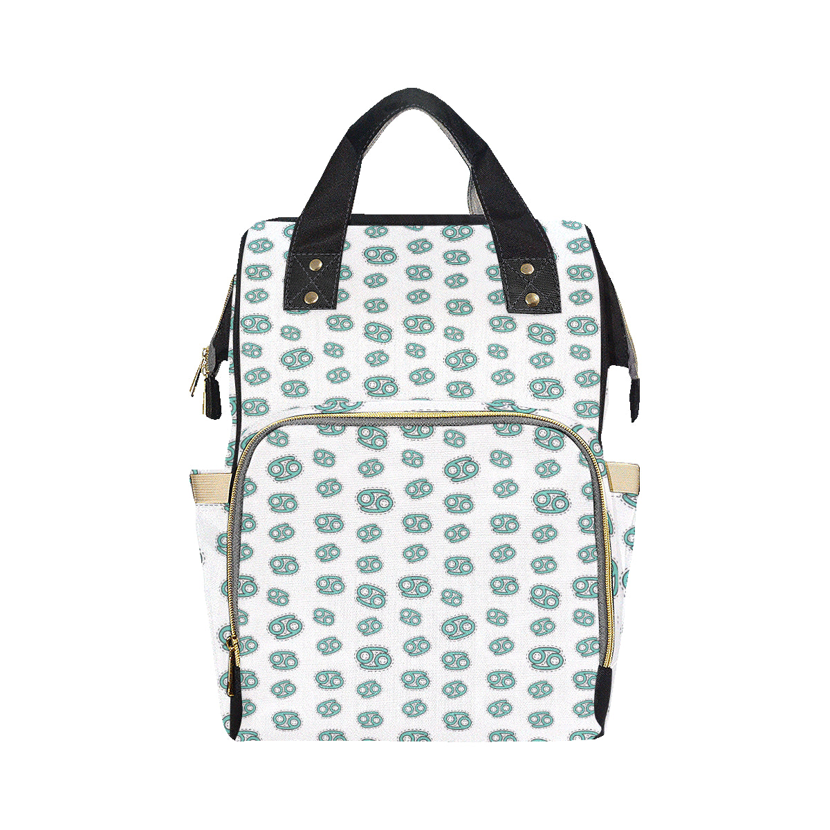 Cancer Zodiac Pattern Print Design 04 Diaper Bag Backpack
