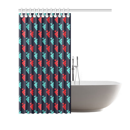 Grape Pattern Print Design GP07 Shower Curtain