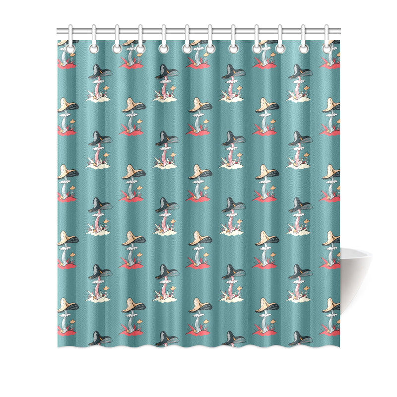 Mushroom Pattern Print Design A04 Shower Curtain