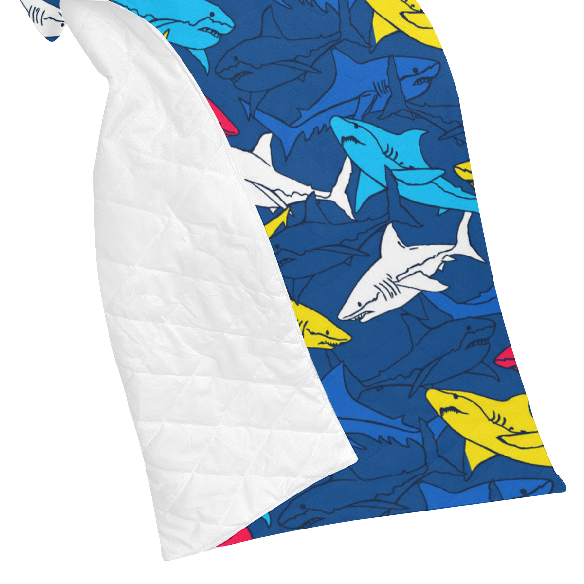 Shark Color Pattern Premium Quilt