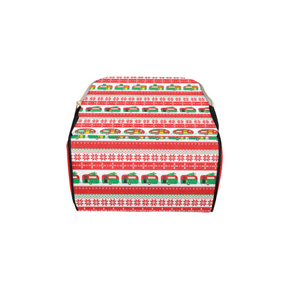 Camper Camping Ugly Christmas Design Print Diaper Bag Backpack
