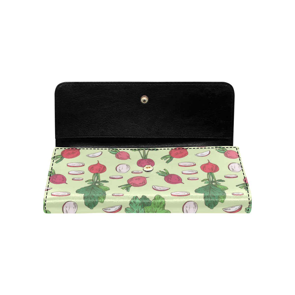 Radish Pattern Print Design A04 Women's Trifold Wallet