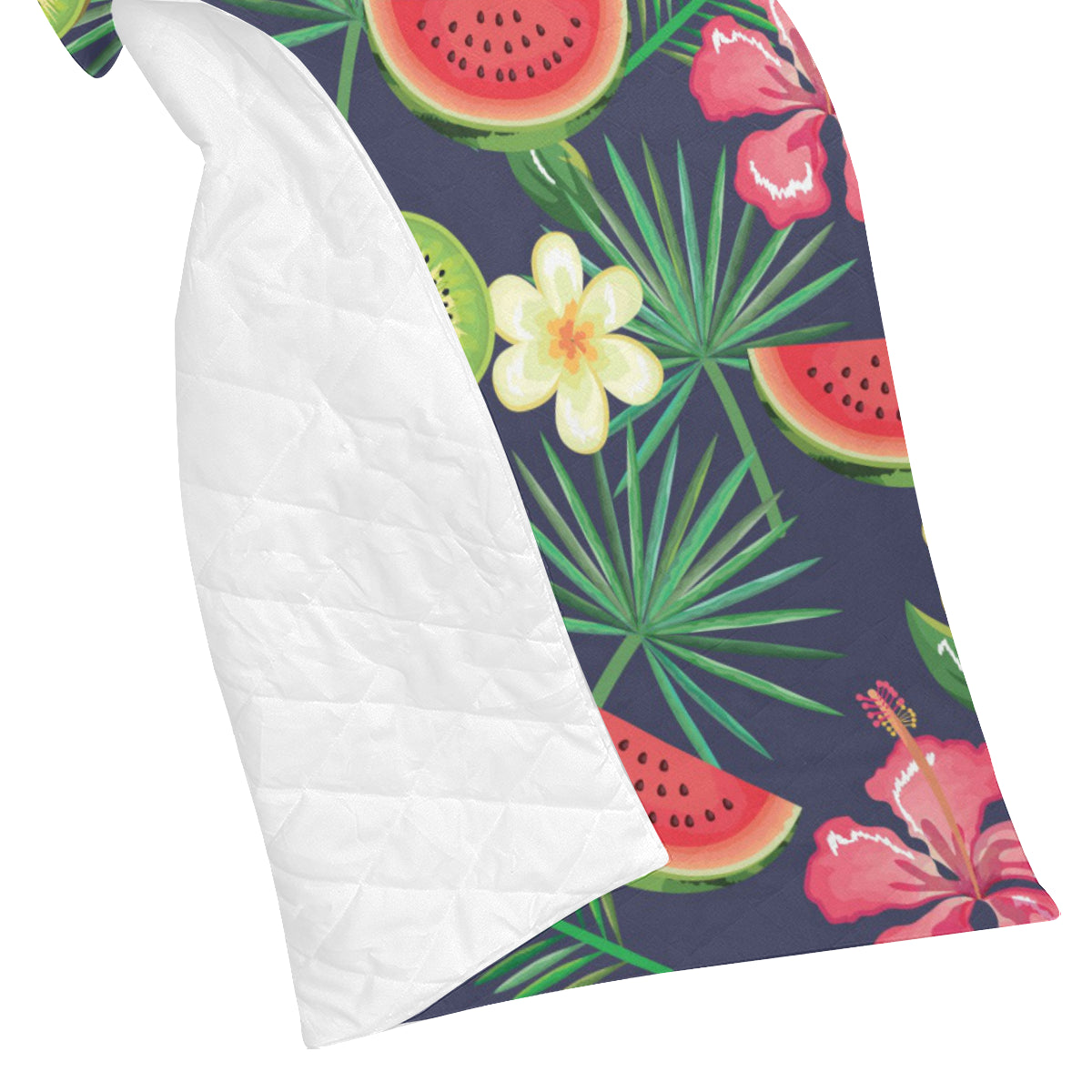 Tropical Fruits Pattern Print Design TF05 Premium Quilt
