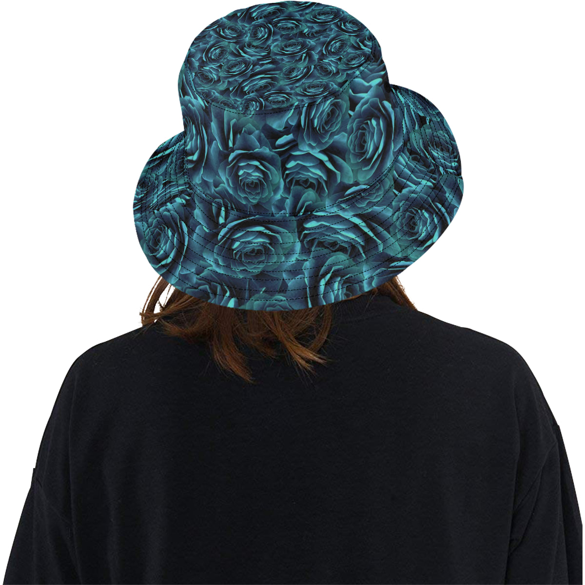 Camellia Pattern Print Design CM04 Unisex Bucket Hat