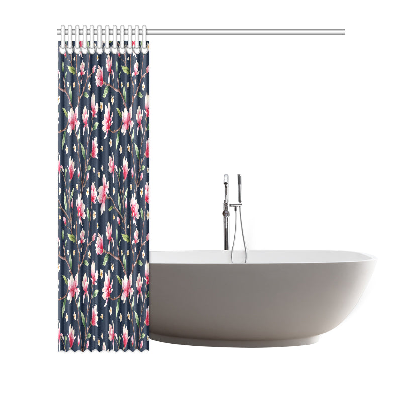 Magnolia Pattern Print Design MAG09 Shower Curtain