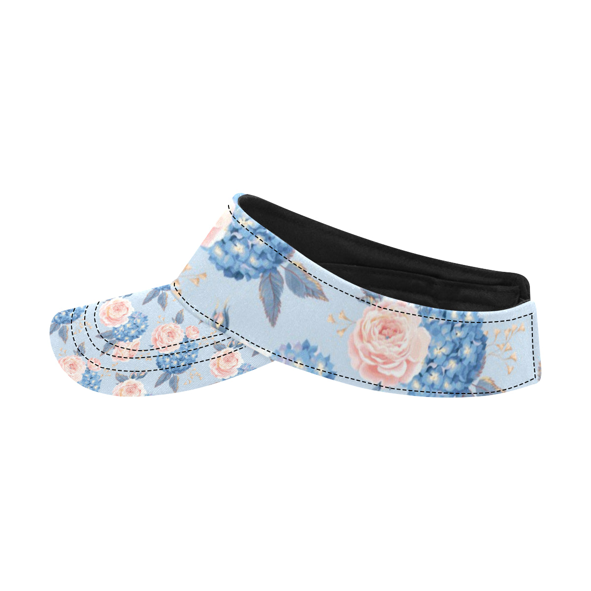 Hydrangea Pattern Print Design HD06 Unisex Sun Visor