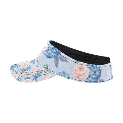 Hydrangea Pattern Print Design HD06 Unisex Sun Visor