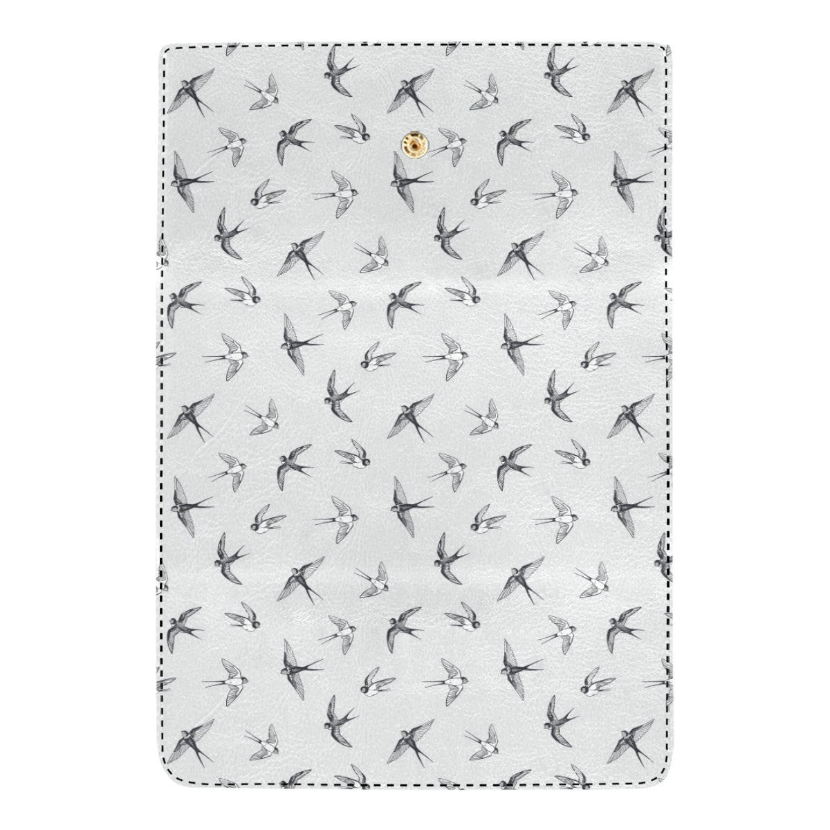 Swallow Bird Pattern Print Design 04 Women's Trifold Wallet