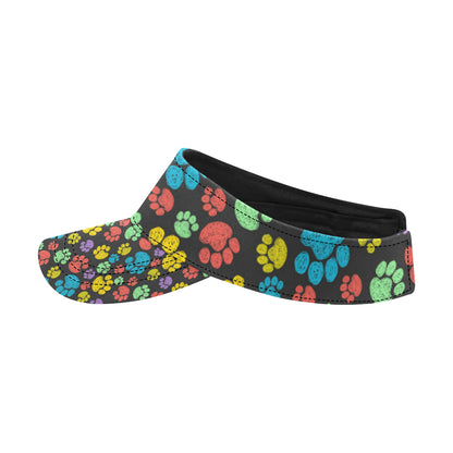 Paw Colorful Print Unisex Sun Visor