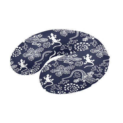 lizard Pattern Print Design 03 U-Shaped Travel Neck Pillow