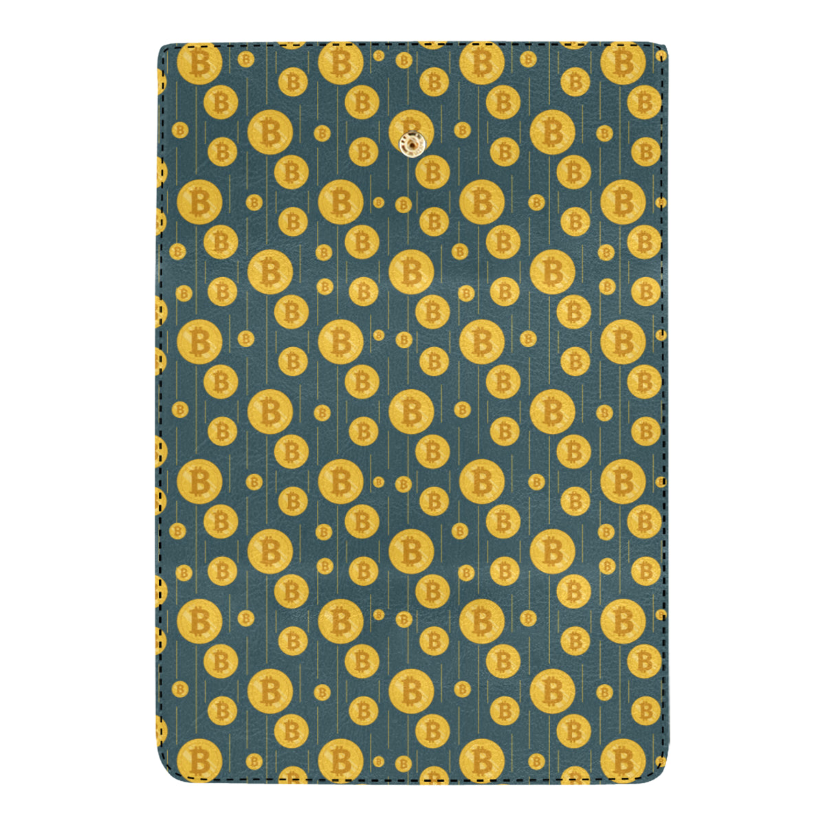 Bitcoin Pattern Print Design 01 Women's Trifold Wallet