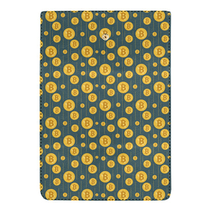 Bitcoin Pattern Print Design 01 Women's Trifold Wallet
