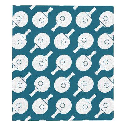 Ping Pong Pattern Print Design A02 Premium Quilt