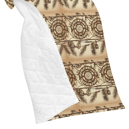 Dream catcher vintage native Premium Quilt