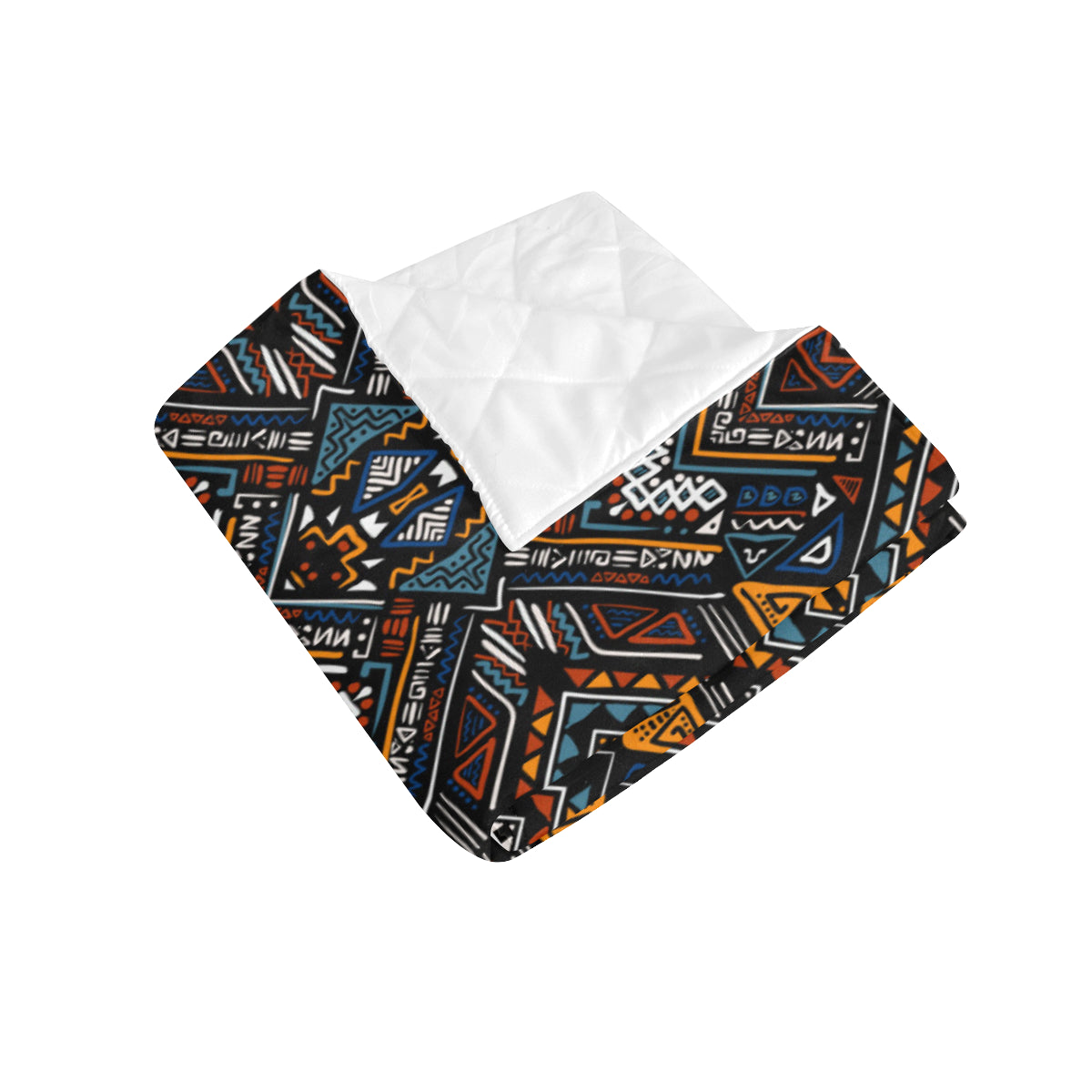 African Kente Print v2 Premium Quilt