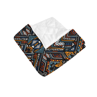 African Kente Print v2 Premium Quilt