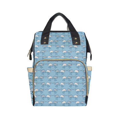 Emu Pattern Print Design 01 Diaper Bag Backpack
