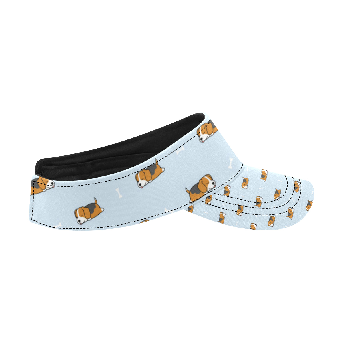 Beagle Pattern Print Design 06 Unisex Sun Visor