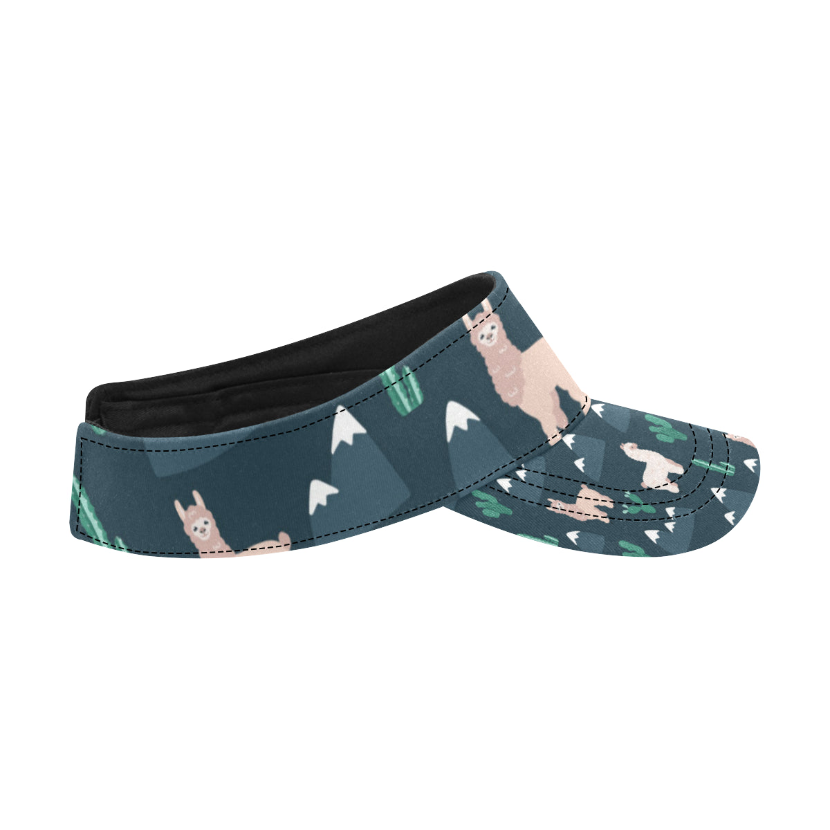 Llama Pattern Print Design 06 Unisex Sun Visor