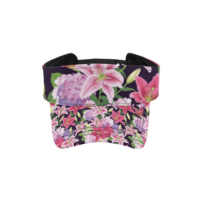 Lily Pattern Print Design LY017 Unisex Sun Visor