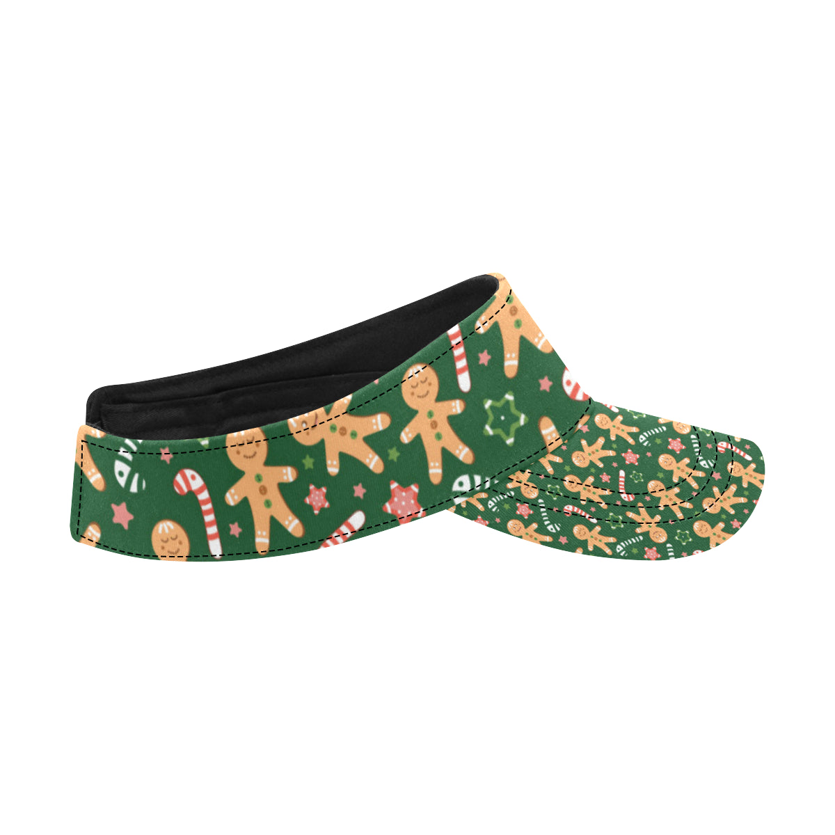 Gingerbread Pattern Print Design 04 Unisex Sun Visor