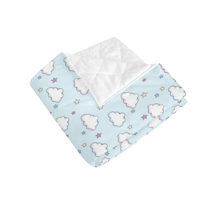 Cloud  Pattern Print Design 01 Premium Quilt