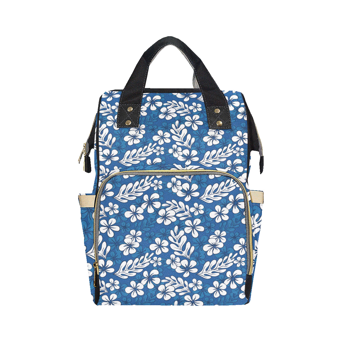 Plumeria Pattern Print Design PM015 Diaper Bag Backpack