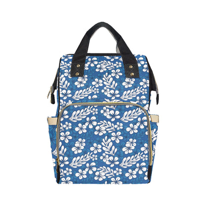 Plumeria Pattern Print Design PM015 Diaper Bag Backpack