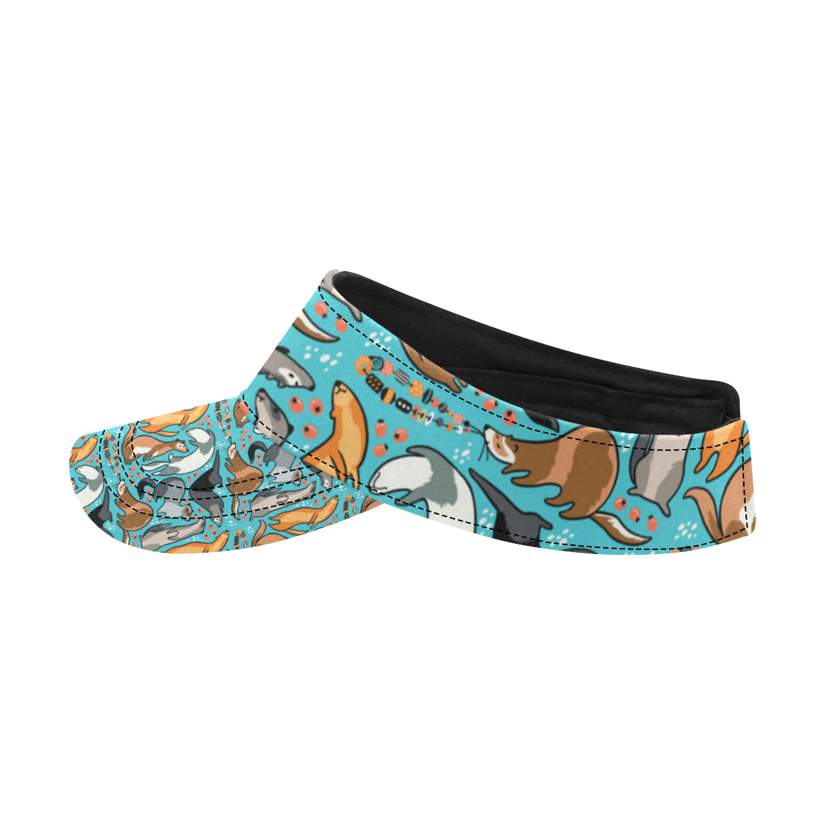 Ferret Pattern Print Design 03 Unisex Sun Visor