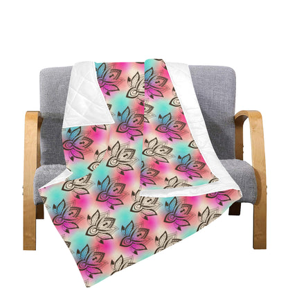 lotus Boho Pattern Print Design LO02 Premium Quilt