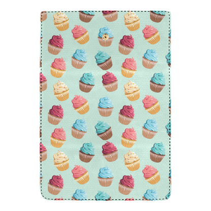Cupcake Pattern Print Design 01 Women's Trifold Wallet