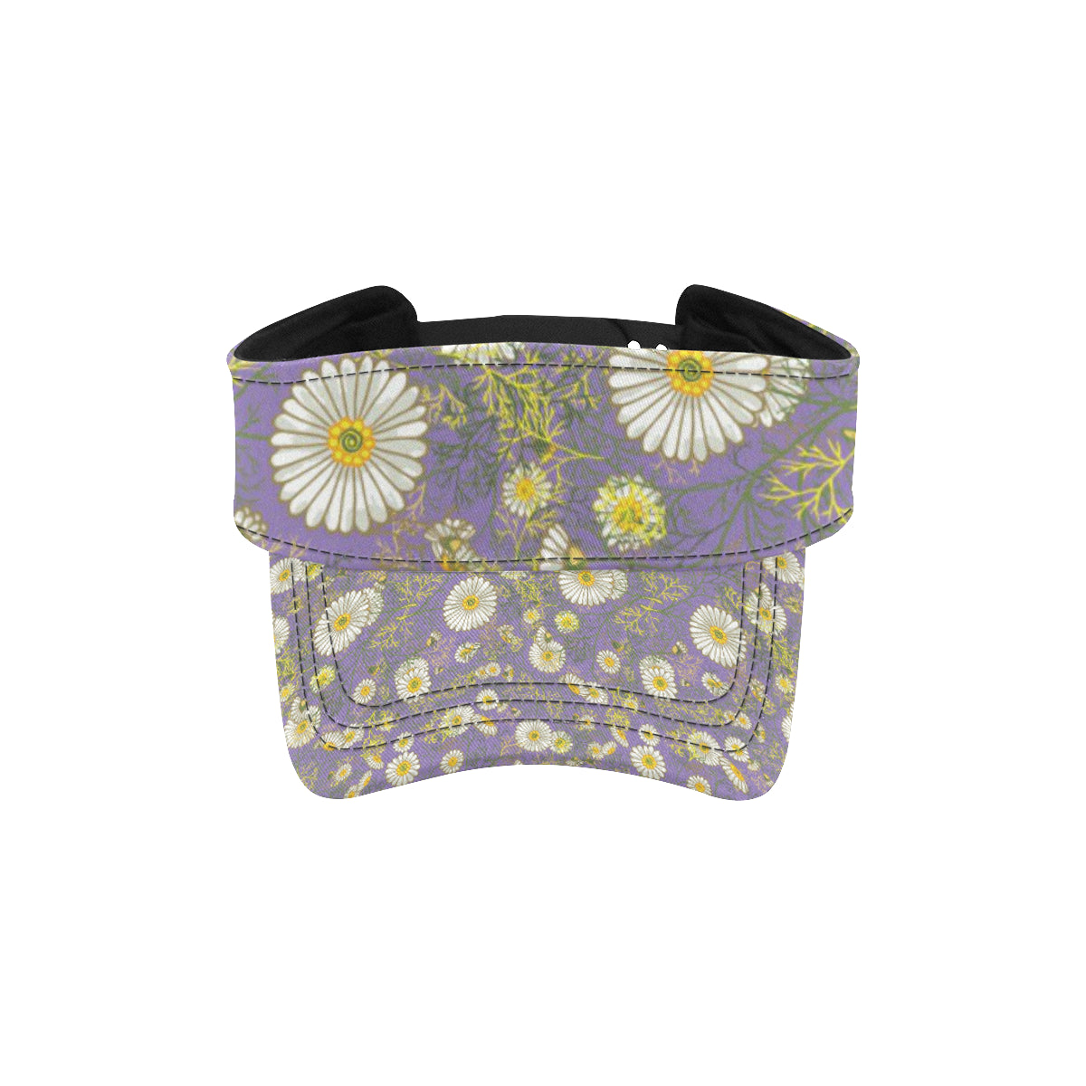 Daisy Pattern Print Design DS011 Unisex Sun Visor