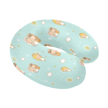 Christian Pattern Print Design 01 U-Shaped Travel Neck Pillow