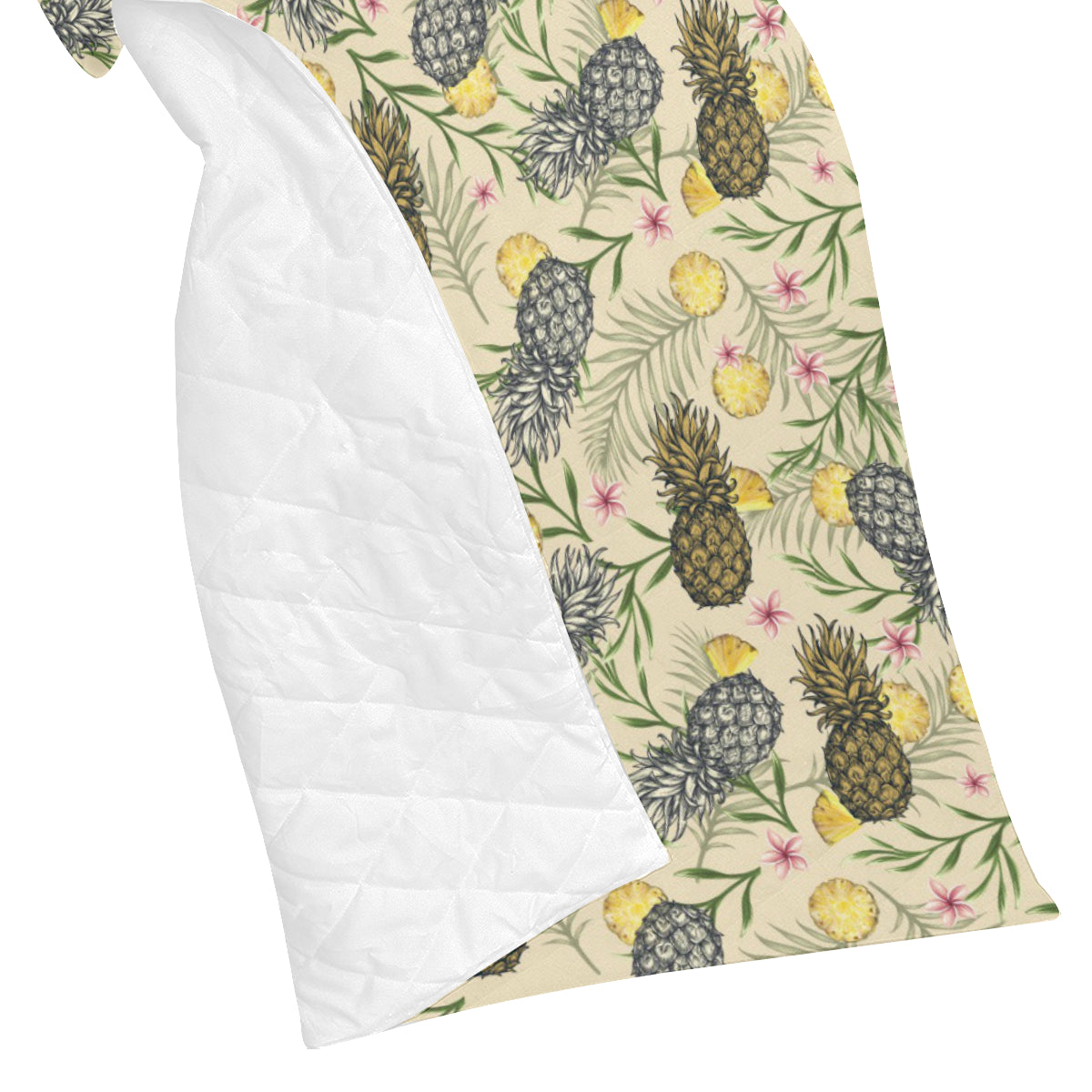 Pineapple Pattern Print Design PP012 Premium Quilt