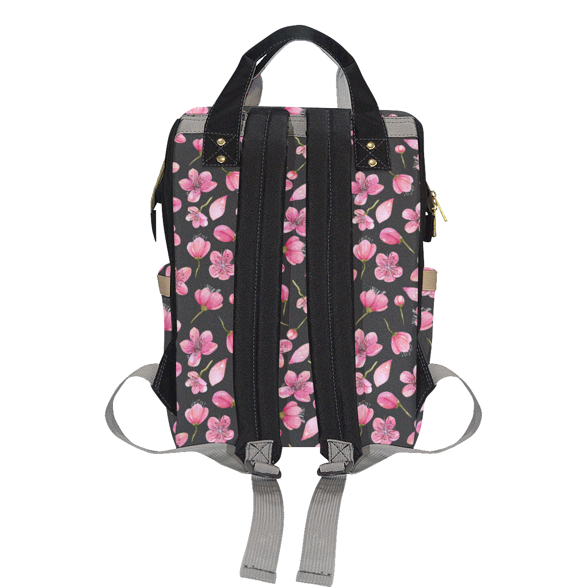 Apple blossom Pattern Print Design AB03 Diaper Bag Backpack
