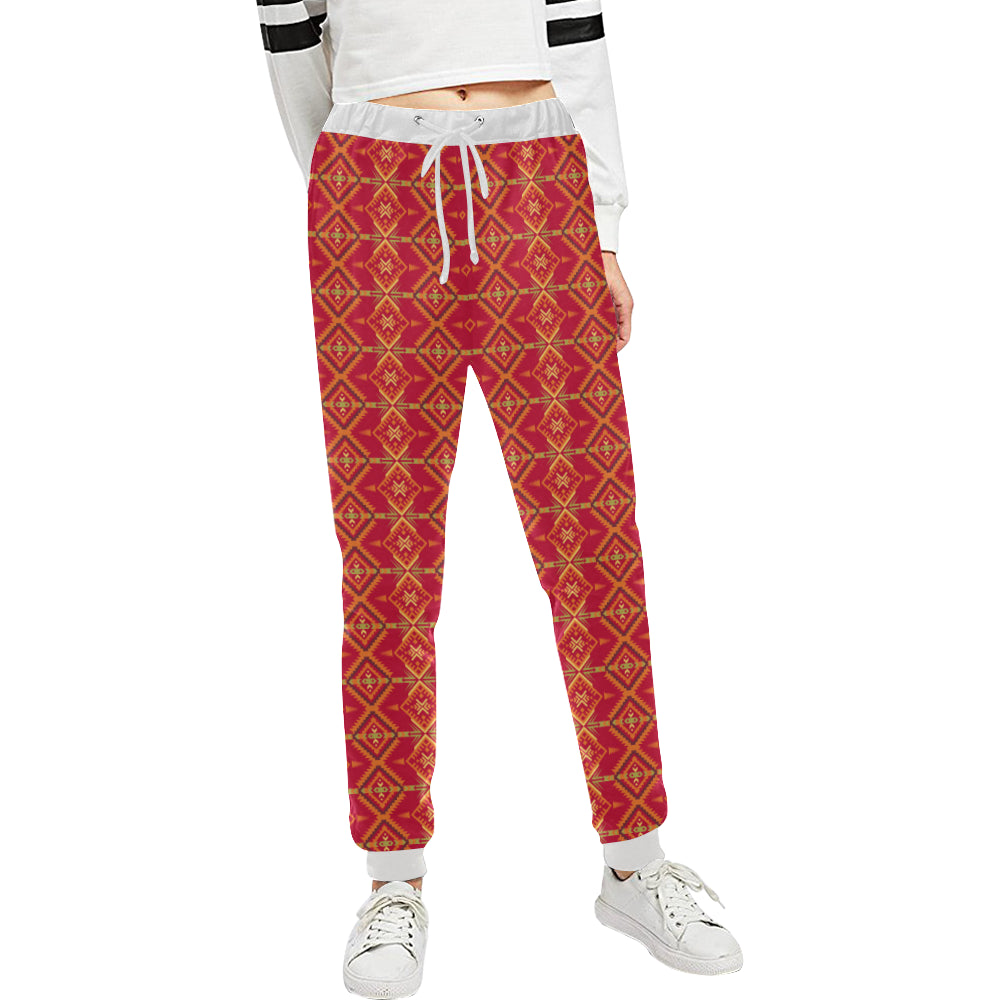 Southwest Aztec Design Themed Print Unisex Sweatpants