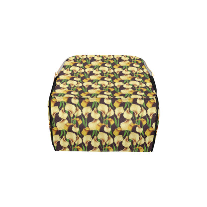 Lily Pattern Print Design LY013 Diaper Bag Backpack