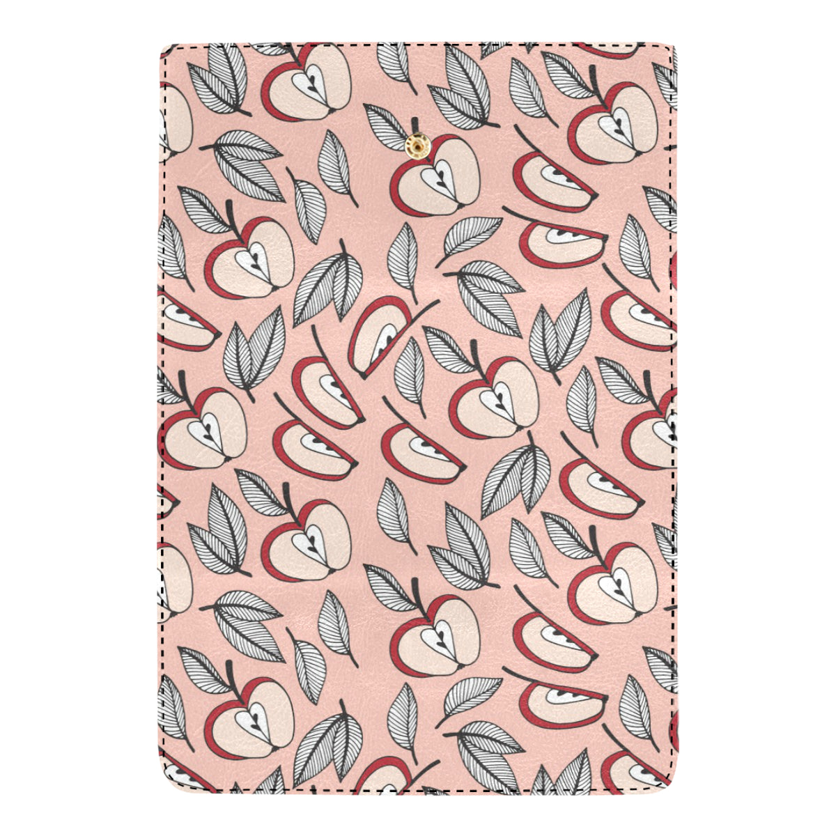 Apple Pattern Print Design AP04 Women's Trifold Wallet