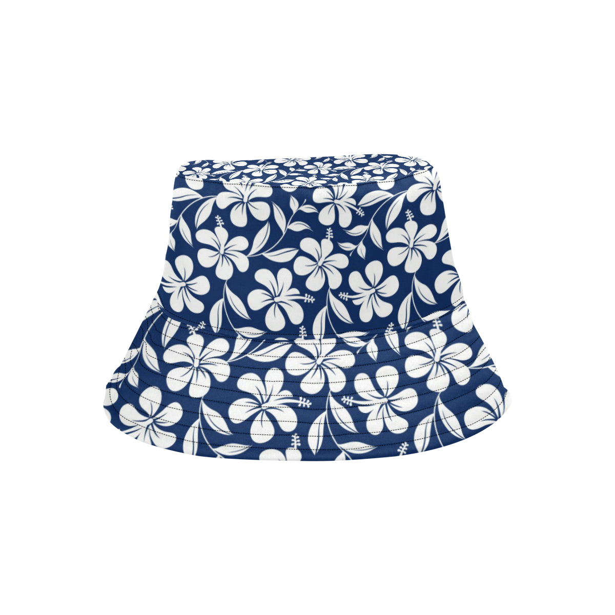 Hibiscus Pattern Print Design HB031 Unisex Bucket Hat