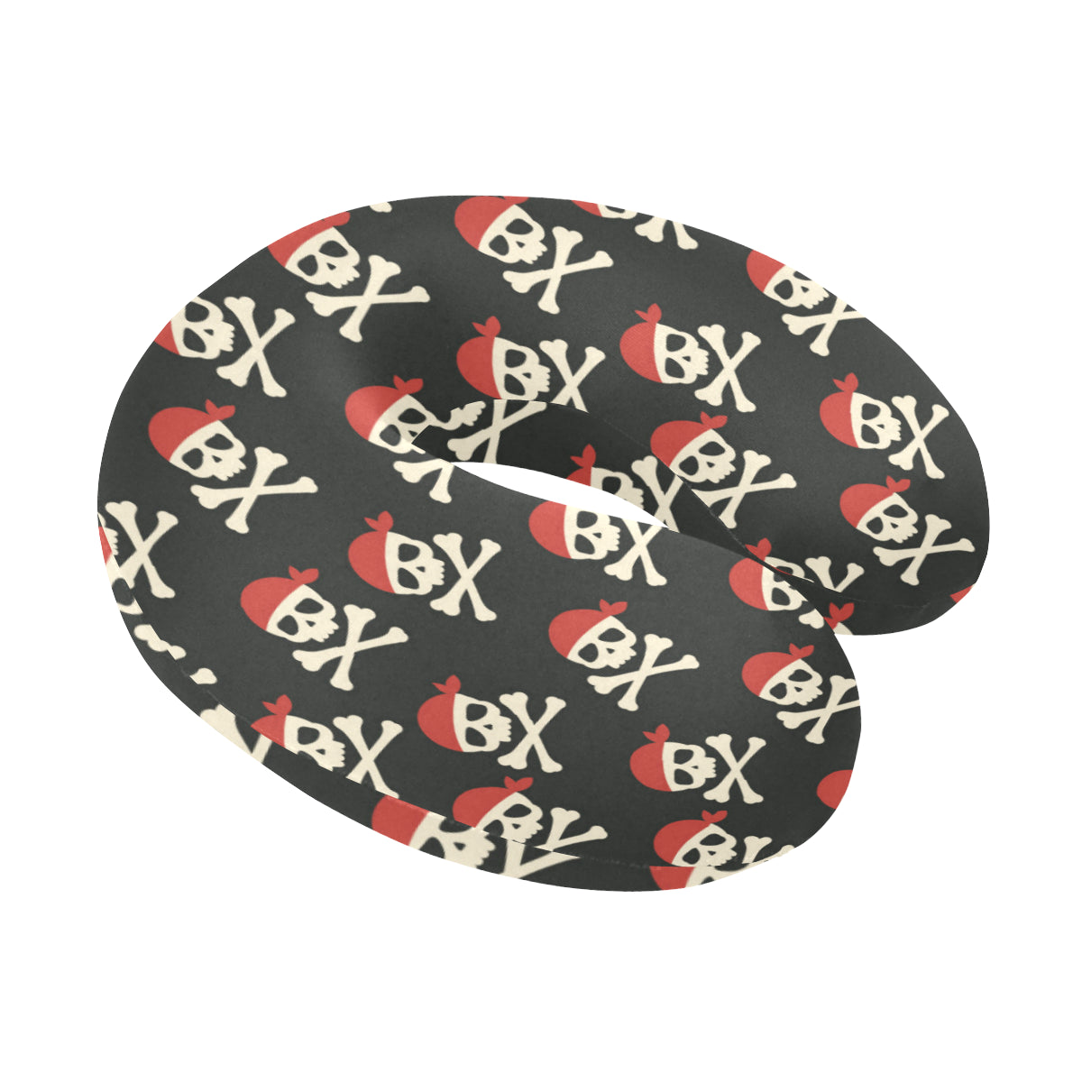 Pirate Pattern Print Design A04 U-Shaped Travel Neck Pillow