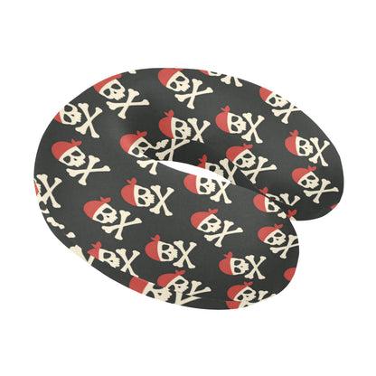 Pirate Pattern Print Design A04 U-Shaped Travel Neck Pillow