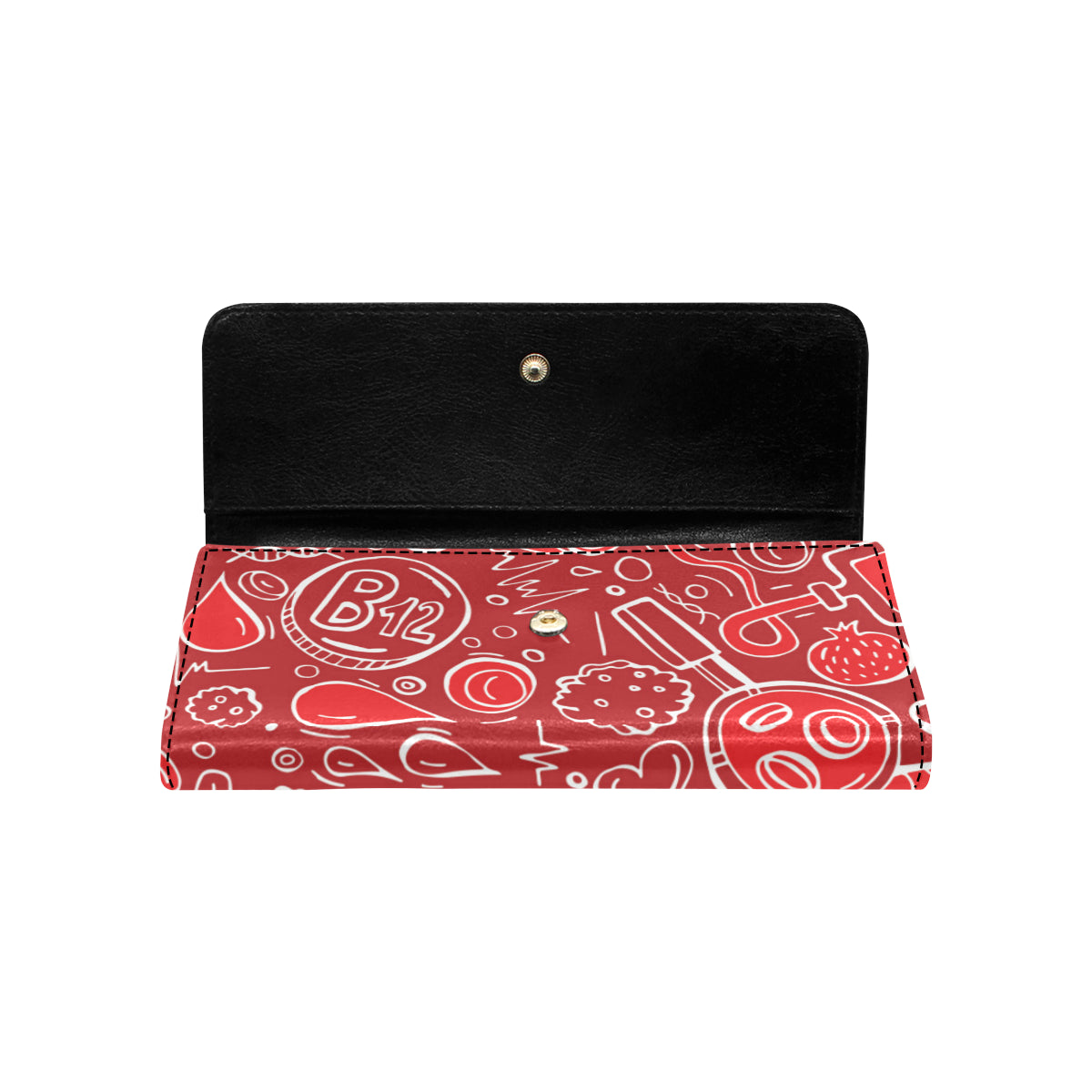Phlebotomist Pattern Print Design A02 Women's Trifold Wallet