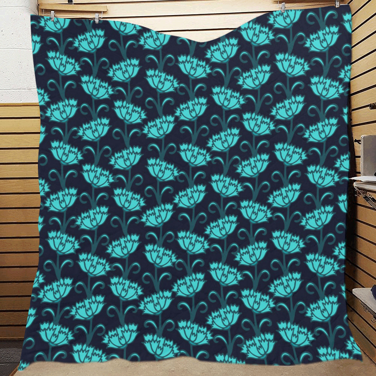 Carnations Pattern Print Design CN06 Premium Quilt