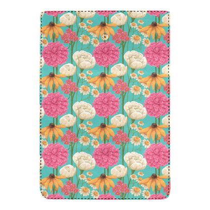 Summer Floral Pattern Print Design SF07 Women's Trifold Wallet