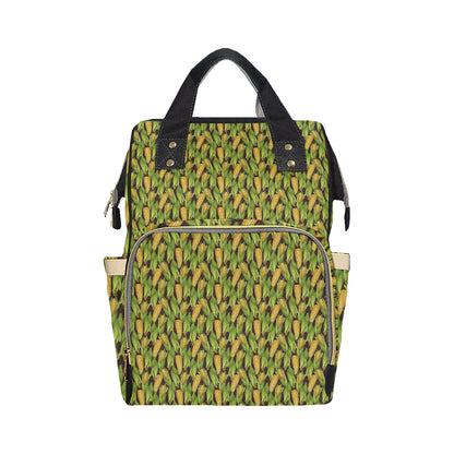 Agricultural Corn cob Print Diaper Bag Backpack